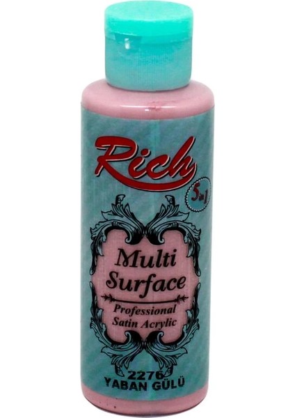 Multi Surface Her Yüzey Için Akrilik Boya 120 Cc. 2276 Yaban Gülü