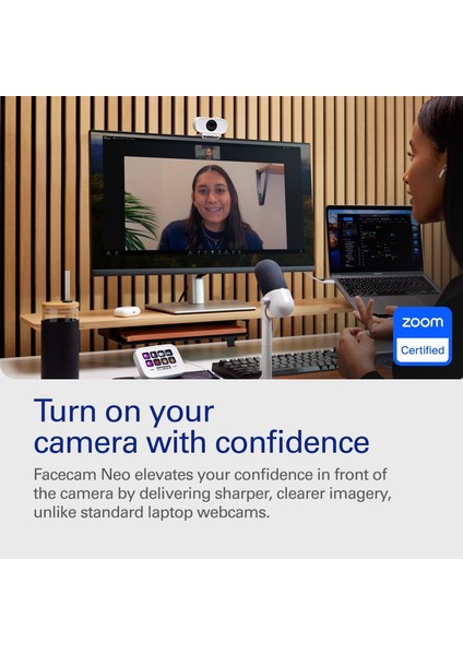 Facecam Neo – Full Hd Web Kamerası, Konforlu Görüş Koruma Kapağı, Işık Düzeltme, Video Konfer fiyatları