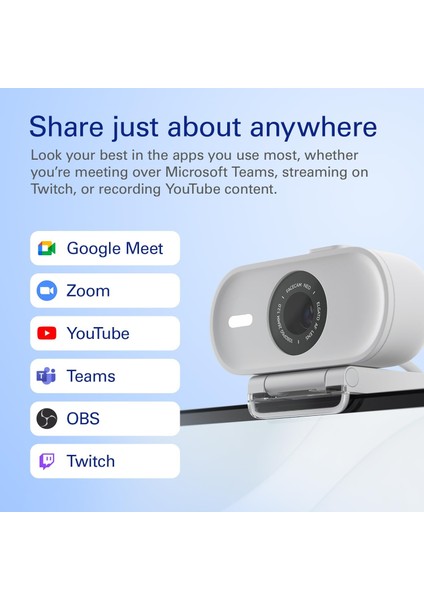 Facecam Neo – Full Hd Web Kamerası, Konforlu Görüş Koruma Kapağı, Işık Düzeltme, Video Konfer fırsatları