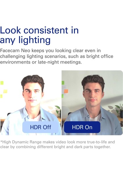 Facecam Neo – Full Hd Web Kamerası, Konforlu Görüş Koruma Kapağı, Işık Düzeltme, Video Konfer indirimleri