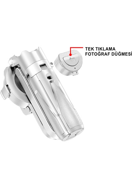 Magsafe Uyumlu Bluetooth Kumandalı Selfie Çubuğu & tripod modelleri