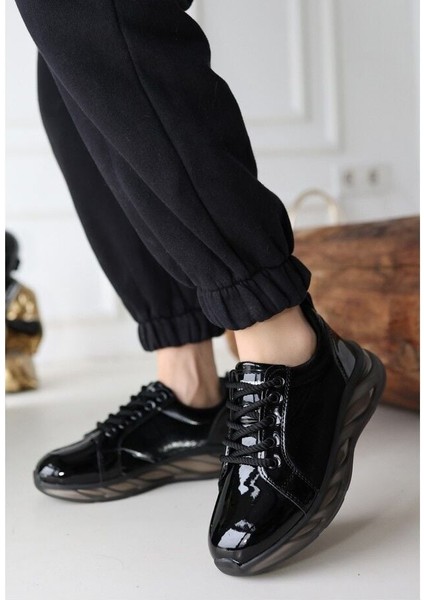 Siyah Rugan Gri Taban Spor Ayakkabı 259688 38 modelleri