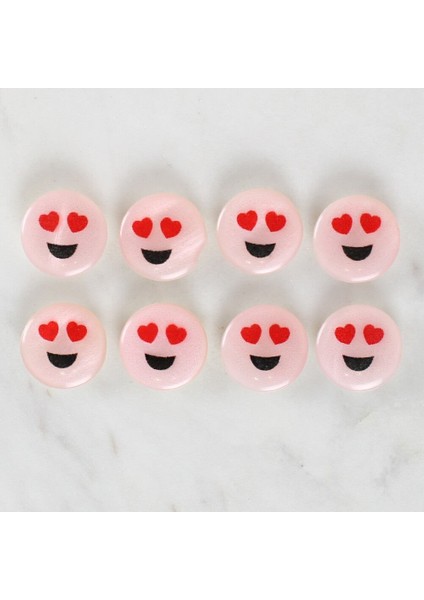 Loren Crafts 8'li Gülen Yüz Düğme - 1022 fiyatları