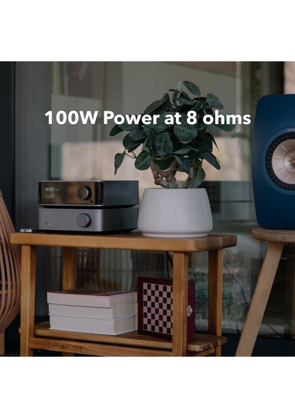 Vibelink Amp – 200W Kablosuz Güçlü Amfi, Bluetooth & Wi-Fi, Airplay 2 Destekli