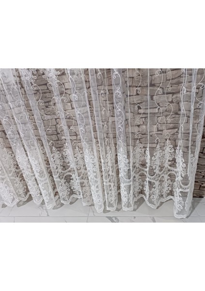 Perde Brode Tül 1/3 Pileli Ağır Gremajlı Osmanlı Desenli Tüm Odalara Uygun Yıkanabilir fiyatları