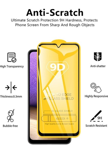 Logis Xiaomi Poco M3 9d Seramik Tam Kaplayan Ekran Koruyucu Cam modelleri