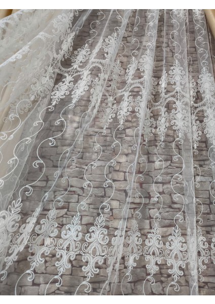 Perde Brode Tül 1/3 Pileli Ağır Gremajlı Osmanlı Desenli Tüm Odalara Uygun Yıkanabilir indirimleri