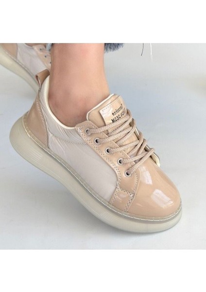 Bej Rugan Bağcıklı Spor Ayakkabı 261571 39 fırsatları