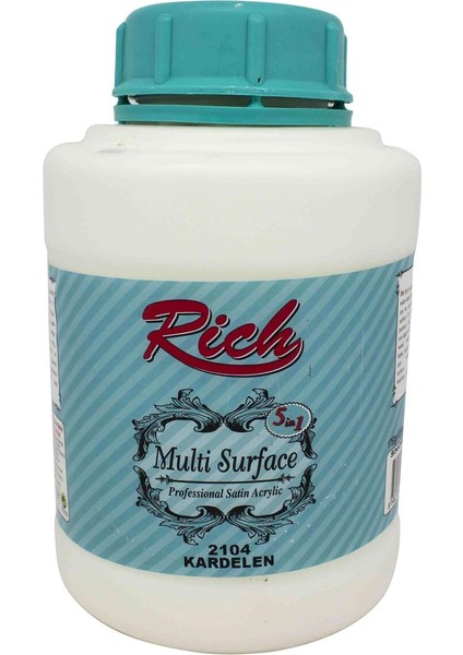 Multi Surface Her Yüzey Için Akrilik Boya 1750 Gr. 2104 Kardelen