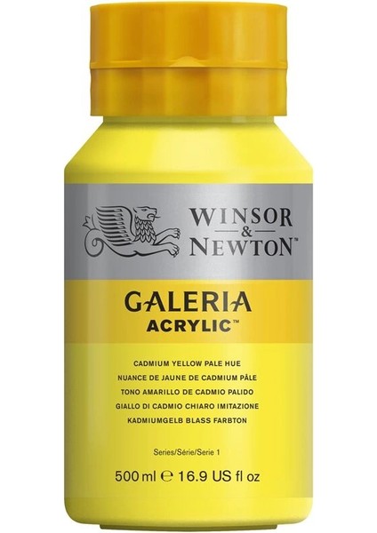 Galeria Akrilik Boya 500 Ml. 114 Cadmium Yellow Pale Hue
