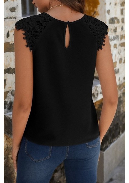 Kadın Kısa Kollu Bisiklet Yaka Ithal Krep Bluz indirimleri