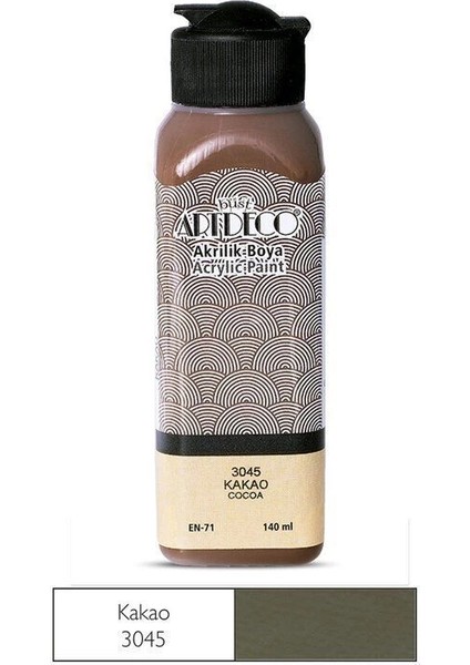 Akrilik Boya 140 Ml. 3045 Kakao