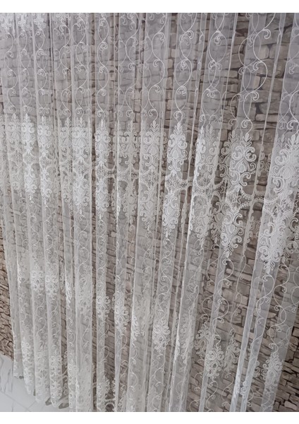 Perde Brode Tül 1/3 Pileli Ağır Gremajlı Osmanlı Desenli Tüm Odalara Uygun Yıkanabilir modelleri