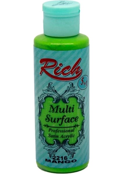 Multi Surface Her Yüzey Için Akrilik Boya 120 Cc. 2216 Mango