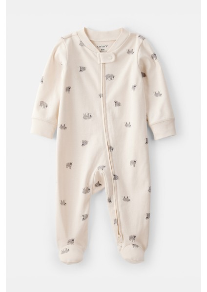 Bebek Bebek Ekru Uyku Tulumu