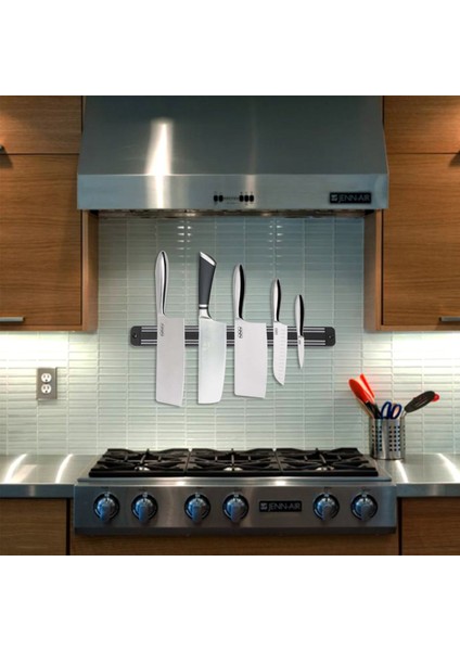 Mıknatıslı Paslanmaz Duvar Bıçak Askısı Standı 33 cm Aparat (5282) fiyatları