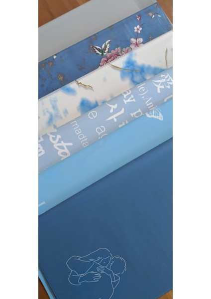 Sky Whisper 30’lu Mavi Tonlu Çiçek Ambalajı (6 Farklı Renk) fırsatları