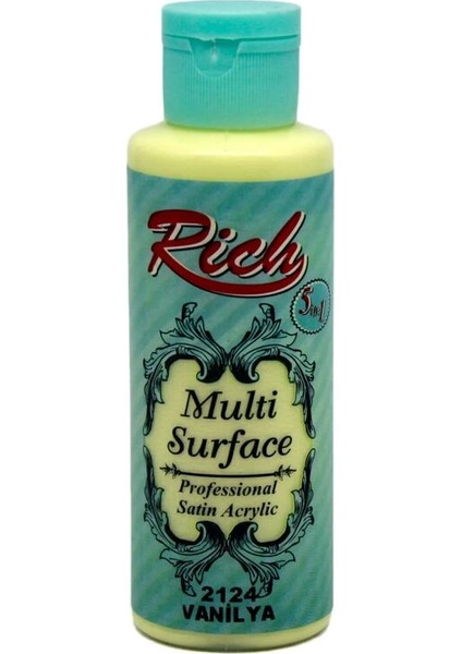 Multi Surface Her Yüzey Için Akrilik Boya 120 Cc. 2124 Vanilya