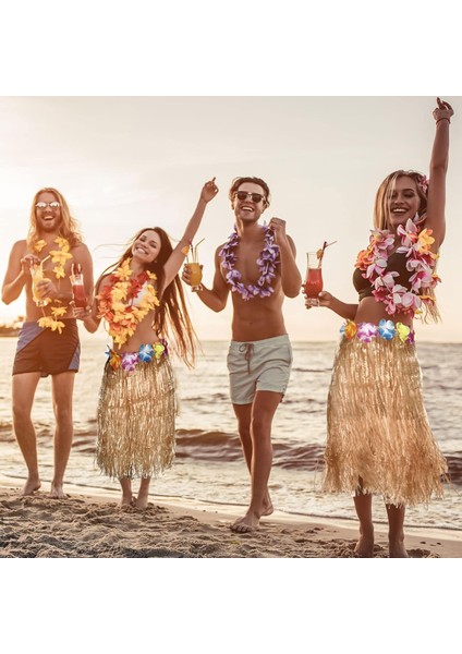 Hawaii Tarzı Hula Eteği – 60 cm Hasır Naturel Etek (5282) fırsatları