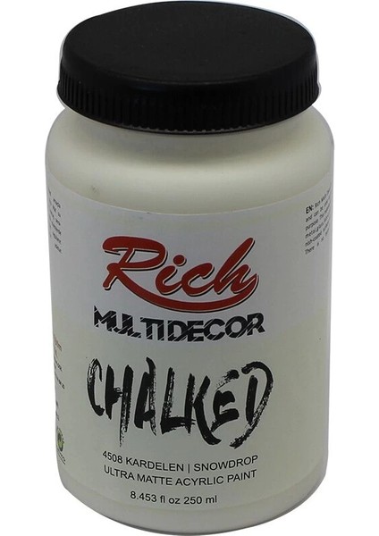 Multi Decor Chalked Akrilik Boya 250 Cc. 4508 Kardelen