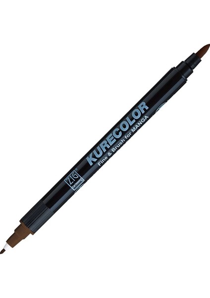 Kurecolor Fine & Brush For Manga Marker Çizim Kalemi 767 Dark Brown