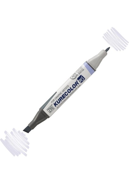 Kurecolor Twin S Grafik Çizim Marker Kalemi 821 Pale Gray
