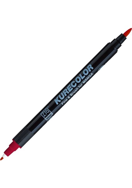 Kurecolor Fine & Brush For Manga Marker Çizim Kalemi 264 Geranium Red
