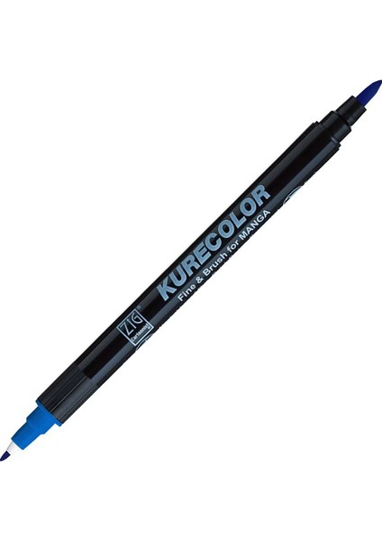 Kurecolor Fine & Brush For Manga Marker Çizim Kalemi 315 Persian Blue