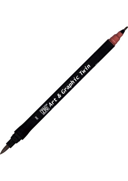 Art & Graphic Twin Marker Çizim Kalemi 260 Tuscan Red