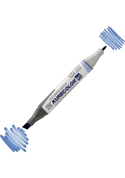 Kurecolor Twin S Grafik Çizim Marker Kalemi 318 Navy
