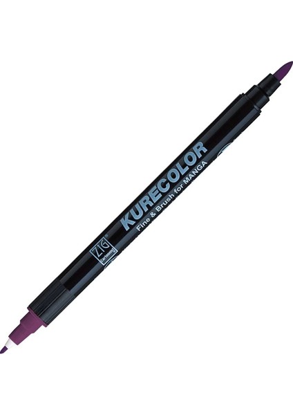 Kurecolor Fine & Brush For Manga Marker Çizim Kalemi 665 Deep Supertrendk