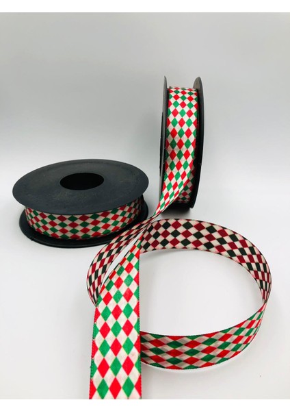 5 Metre Yılbaşı Kurdelesi 2 cm Dekoratif, Kurdele, Yılbaşı Süsü fiyatları