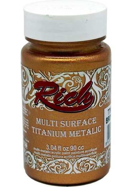Multi Surface Titanium Metalik Boya 90 Cc. 2532 Bronz