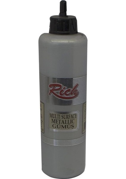 Multi Surface Metalik Her Yüzey Için Akrilik Boya 500 Cc. 6502 Gümüş