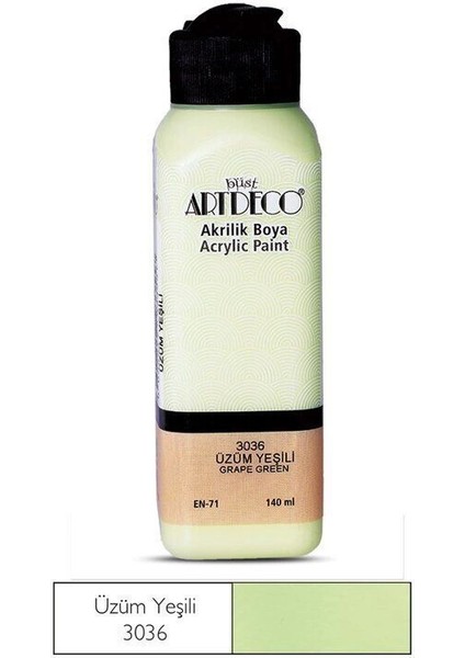 Akrilik Boya 140 Ml. 3036 Üzüm Yeşili