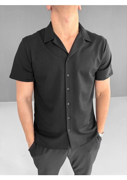 Iki Iplik Kumaş Gömlek - Siyah indirimleri