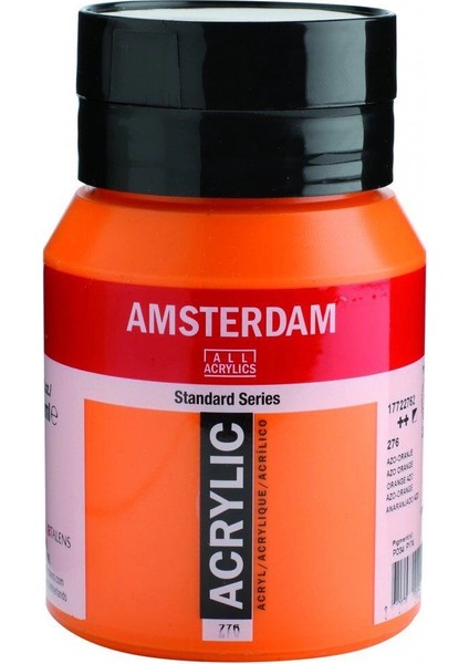 Amsterdam Akrilik Boya 500 Ml. 276 Orange Azo