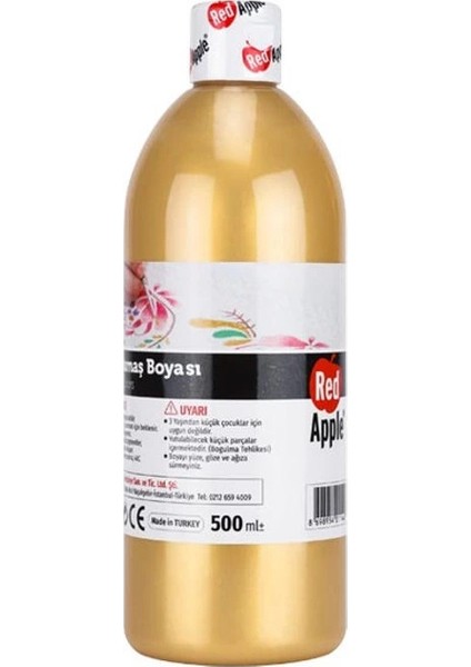 Yaldız Kumaş Boyası 500 Ml. Metalik Altın