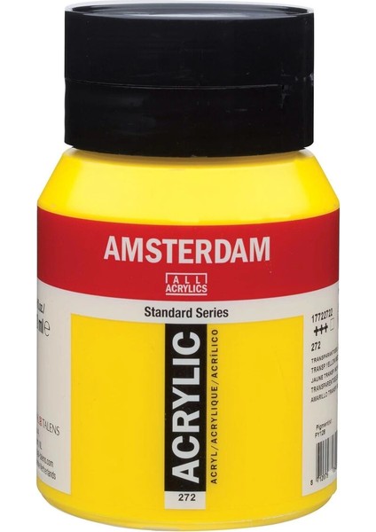 Amsterdam Akrilik Boya 500 Ml. 272 Transparent Yellow Medium