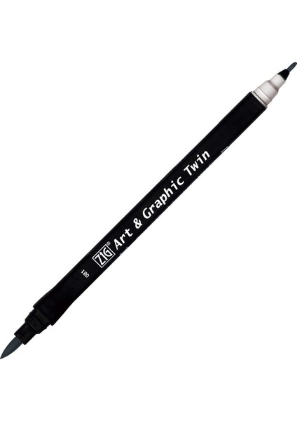 Art & Graphic Twin Marker Çizim Kalemi 81 Silver Grey