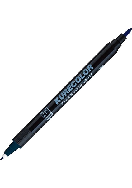 Kurecolor Fine & Brush For Manga Marker Çizim Kalemi 339 Peacock Blue
