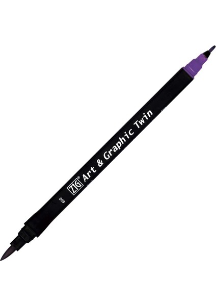 Art & Graphic Twin Marker Çizim Kalemi 660 Deep Violet