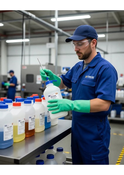 Kimyasal Dayanıklı Nitril Eldiven Starline 1513 En 374 388 Stl Asit Baz Yağlara Kaplama modelleri