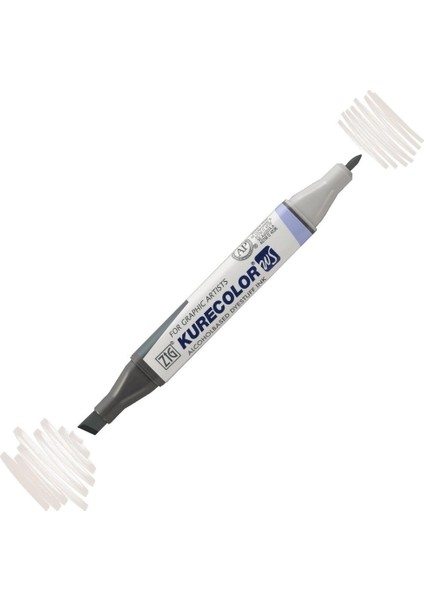 Kurecolor Twin S Grafik Çizim Marker Kalemi 831 Gray Tint