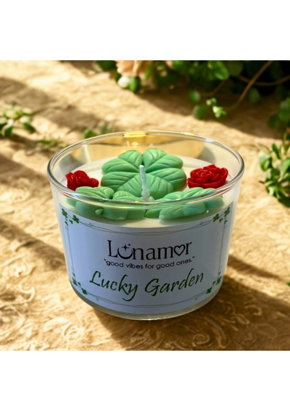 Şanslı Bahçe Temalı Kiraz Çiçeği Kokulu Soya Mum fiyatları