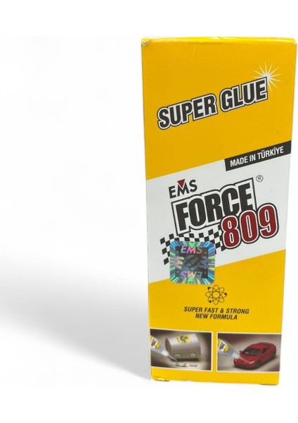 809 Süper Hızlı ve Kuvvetli Yapıştırıcı Koyu Kıvamlı 50 gr modelleri