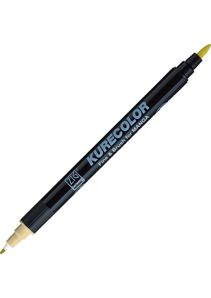 Kurecolor Fine & Brush For Manga Marker Çizim Kalemi 422 Cream Yellow