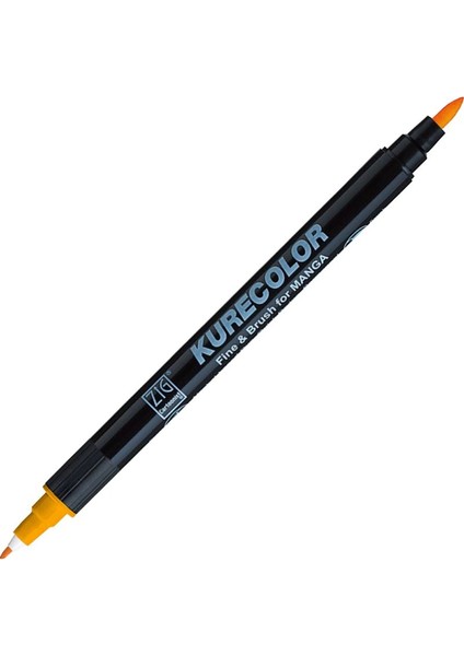 Kurecolor Fine & Brush For Manga Marker Çizim Kalemi 404 Bright Yellow