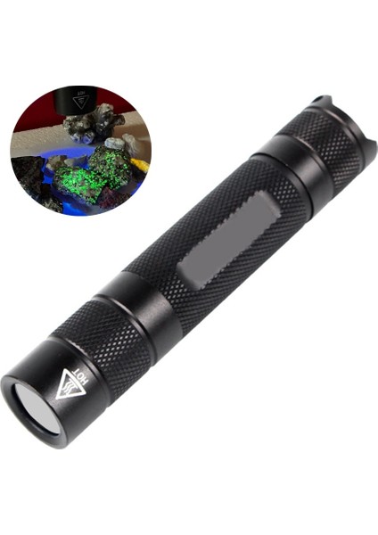 Şarjlı Mor Uv Işık El Feneri 365NM Siyah Filtreli Cam Akrep, Değerli Taş ,evcil Hayvan Pisliği Için fiyatları