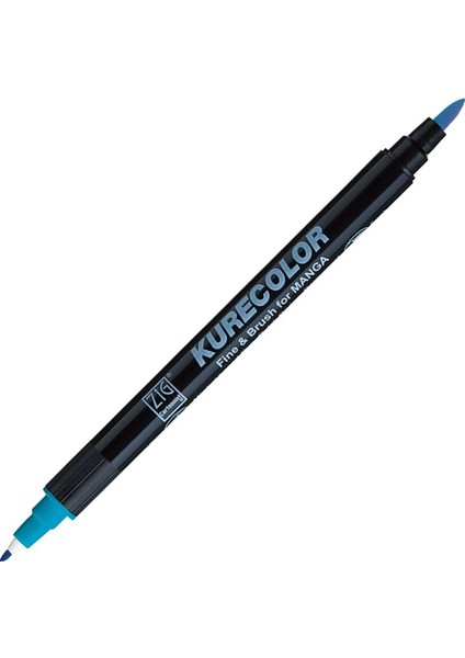 Kurecolor Fine & Brush For Manga Marker Çizim Kalemi 304 Cobalt Blue